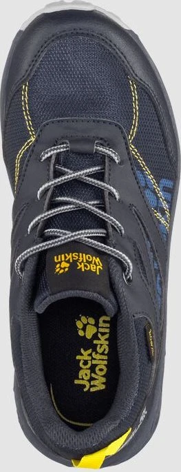 Jack Wolfskin Woodland Texapore Low dark blue/yellow (Junior)