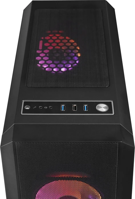 Chieftec Gamer GL-04B Scorpion 4 RGB, schwarz, Glasfenster