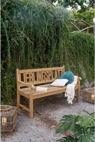 Garden Pleasure Lieblingsplatz Gartenbank 3-Sitzer braun