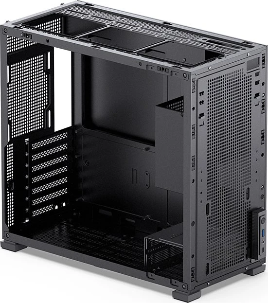 Jonsbo D41 Black, schwarz, Glasfenster