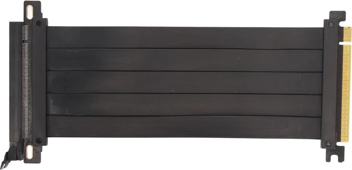 Ashata Riser Kabel, gerade, PCIe 4.0, 400mm, schwarz