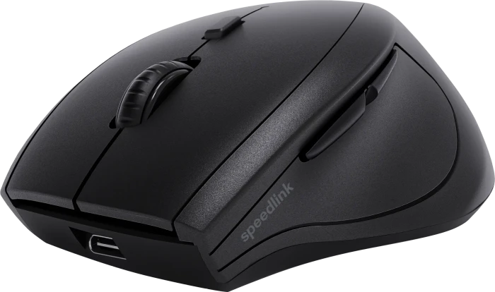 Speedlink Snappy Rechargeable Silent Wireless Mouse, schwarz, USB