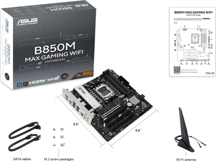 ASUS B850M Max Gaming WIFI (AMD AM5)