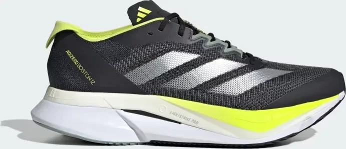 adidas Adizero Boston 12 aurora ink/silver metallic/pulse lime (Herren)