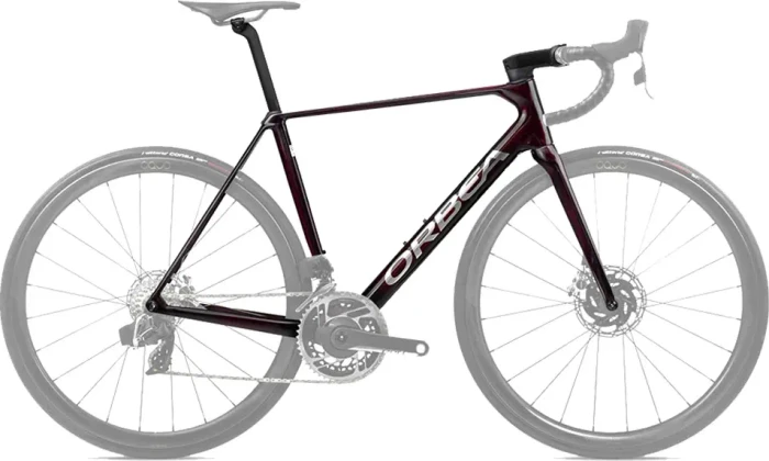 Orbea Orca OMX Cyclocross/Gravelbike Rahmenset wine red/titanium Modell 2025