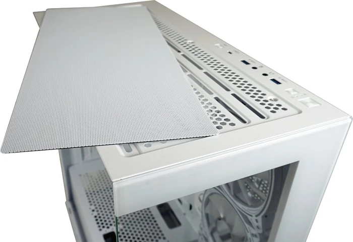 LC-Power Gaming 715W Seamless_Pale_X, weiß, Glasfenster