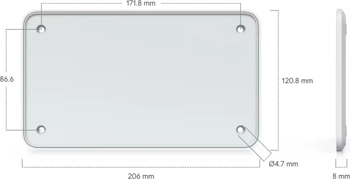 Ubiquiti Floating Mount 23cm, Wandhalterung