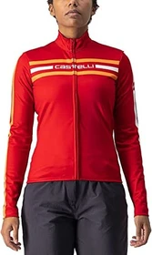 Castelli Unlimited Thermal Trikot langarm dark red (Damen)