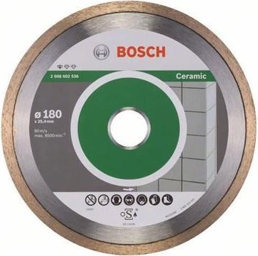 Bosch Professional Standard for Ceramic Diamanttrennscheibe, 180x1.6x25.4mm, 1 Stück
