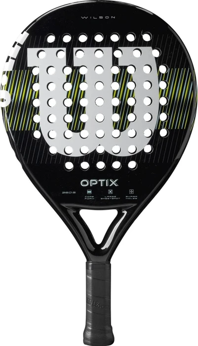 Wilson Optix V1 Padel-Tennisschläger schwarz