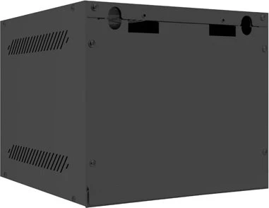 Lanberg WF10 Series 10" Rack Wandschrank 4HE, hängend, Flatpack, Glastür, IP20, RAL 9004, 310mm tief