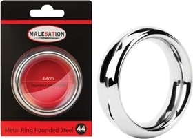 Malesation Edelstahl Penisring abgerundet 44mm