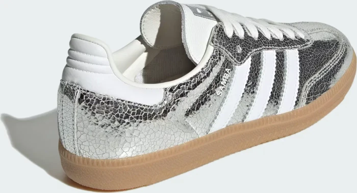 adidas Samba OG silver metallic/cloud white/core white