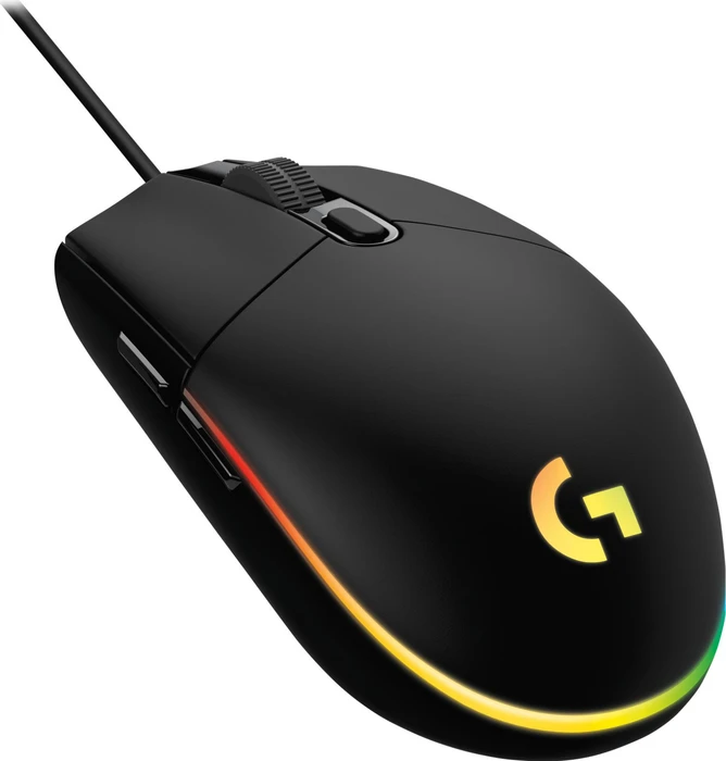 Logitech G203/G102 Lightsync schwarz, USB