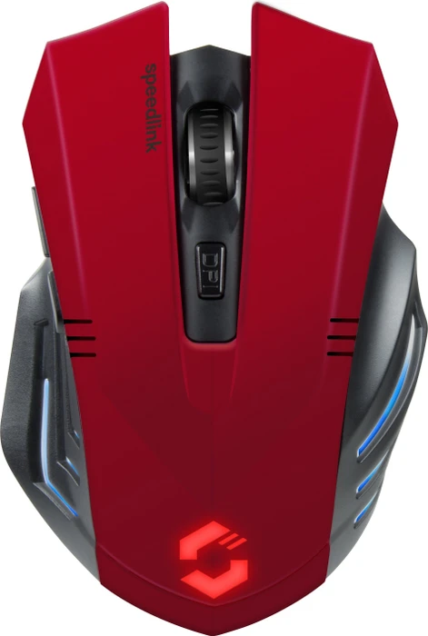 Speedlink Fortus Gaming Mouse Wireless schwarz/rot, USB