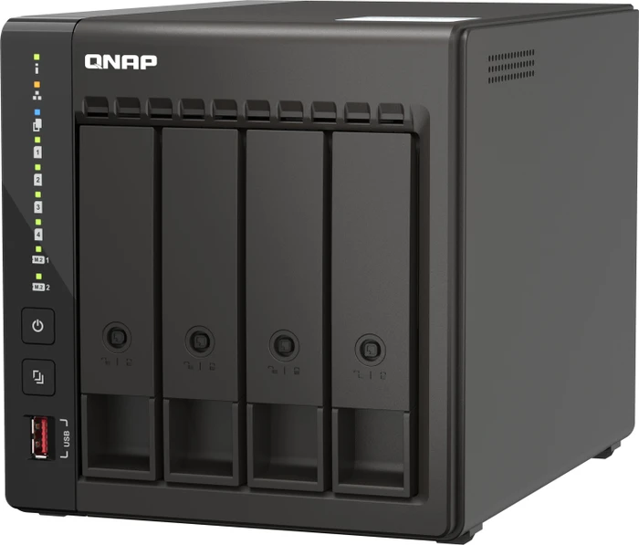 QNAP Turbo Station TS-453E-8G, 8GB RAM, 2x RJ-45 2.5GBase-T, 2x USB-A 3.1