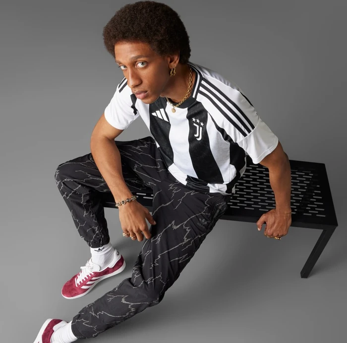 adidas Juventus Turin 2024/2025 Heimtrikot white/black (Herren)