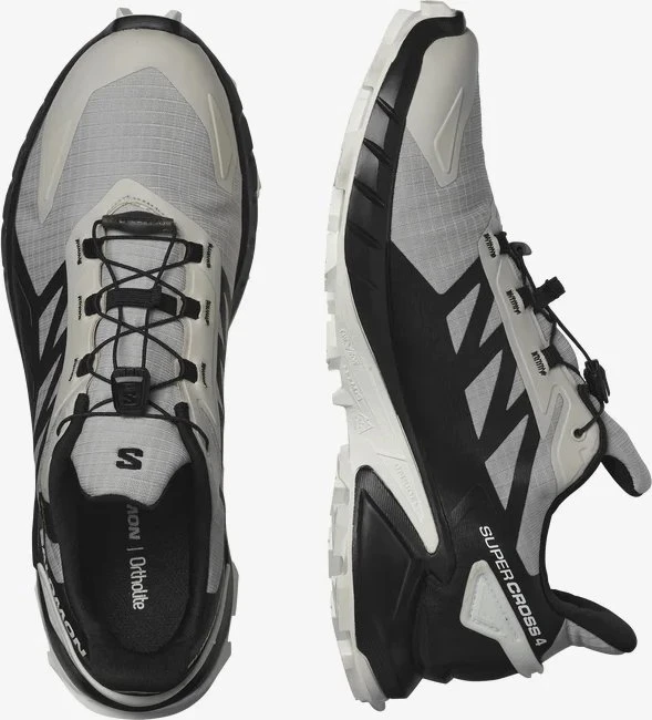 Salomon Supercross 4 GTX lunar rock/black/white (Herren)