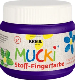 Kreul Mucki Stoff-Fingerfarbe, violett, 150ml