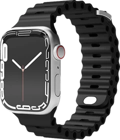 Vonmählen Wave Band für Apple Watch 42mm/41mm/40mm schwarz