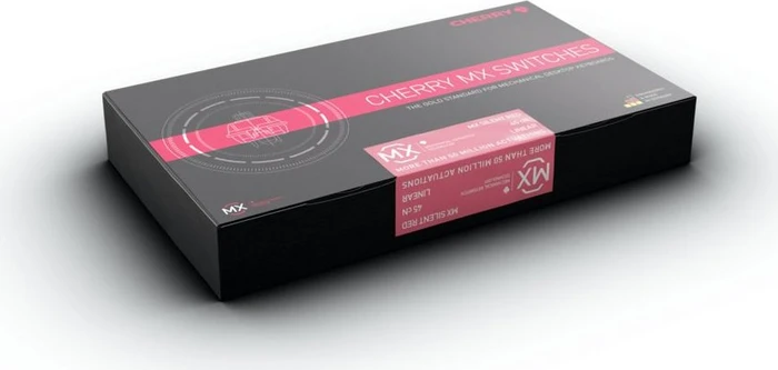 Cherry MX RGB SILENT RED Switch Kit, MX RGB SILENT RED 50Mio Switch Set, MX3A, 23er-Pack