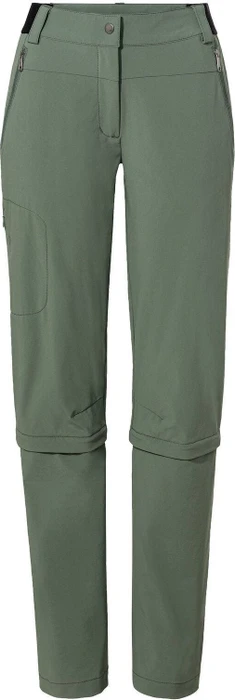 Vaude Farley Stretch Capri T-Zip III Zip-Off Hose lang agave (Damen)