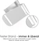 TerraTec iTab M, Tablet-Stand 3.5-13", silber, verstellbar Vorschaubild
