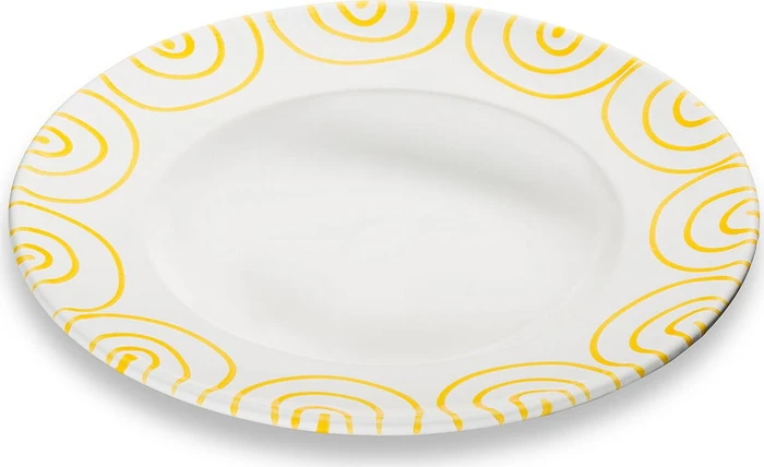 Gmundner Keramik Gelbgeflammt Pastateller Gourmet 29cm