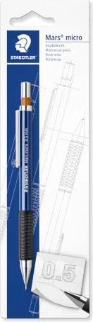 Staedtler Staedtler Mars Micro 775 Druckbleistift HB 0.5mm graphit, schwarz/blau, Radierer