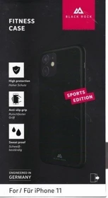 Black Rock 2-In-1 Wallet für Apple iPhone 12/12 Pro schwarz