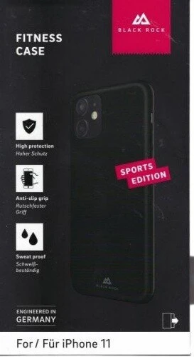 Black Rock 2-In-1 Wallet für Apple iPhone 12/12 Pro schwarz