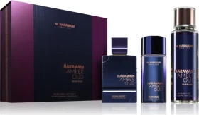 Al Haramain Amber Oud Private EdP 75ml + EdP 30ml + Dep Spray 250ml Duftset