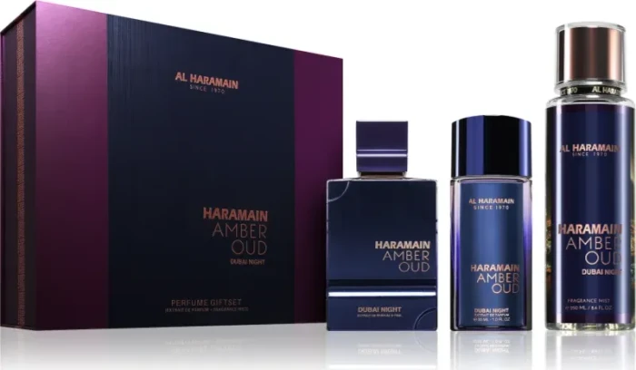 Al Haramain Amber Oud Private EdP 75ml + EdP 30ml + Dep Spray 250ml Duftset