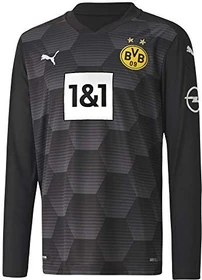 Puma BVB Borussia Dortmund Replica Torwarttrikot langarm schwarz (Junior)