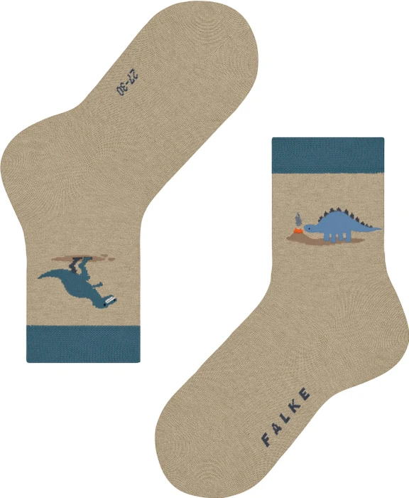 Falke Dinosaurs Socken sand mel. (Junior)