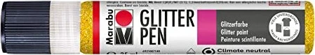 Marabu Glitter-Liner, glittergelb, 25ml