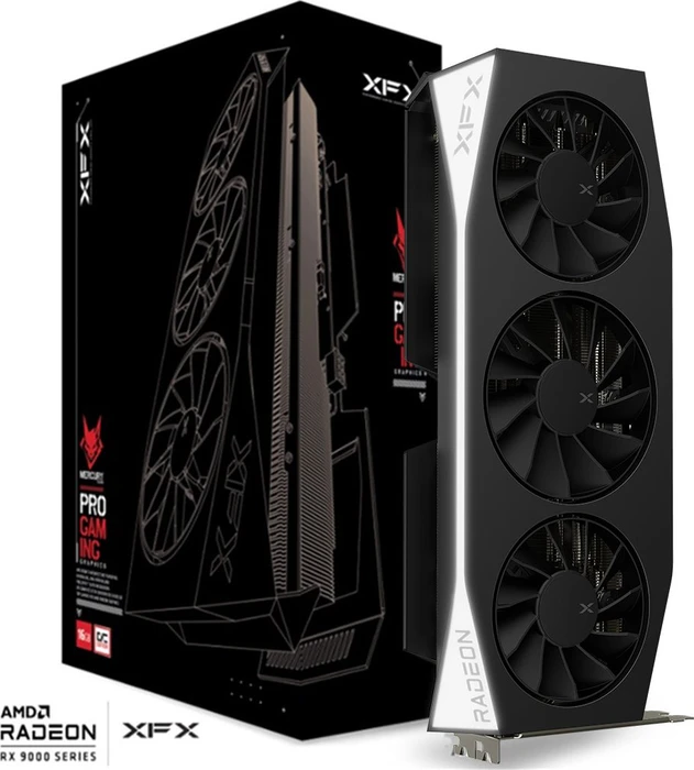 XFX Mercury Radeon RX 9060 XT OC Gaming Edition, 16GB GDDR6, HDMI, 2x DP