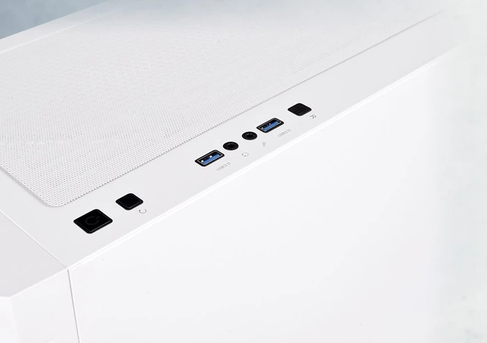 Thermaltake H590 TG ARGB Snow Edition, weiß, Glasfenster
