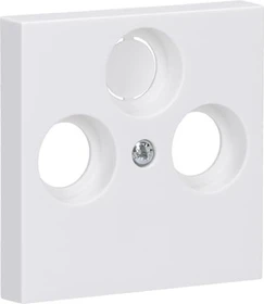Gira System 55 Abdeckung für Koaxial-Antennensteckdose, reinweiß seidenmatt