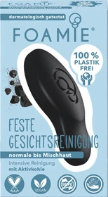 Foamie Feste Gesichtsreinigung mit Aktivkohle, 60g