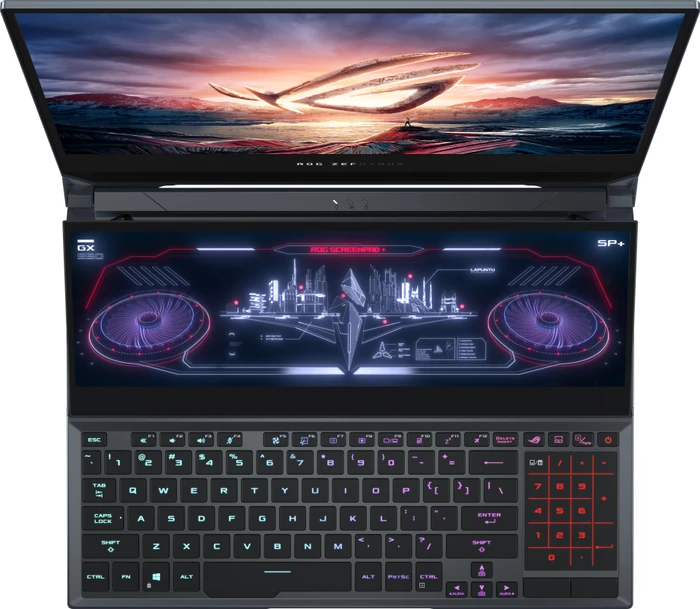 ASUS ROG Zephyrus Duo 15 GX550LXS-HC162T, Core i9-10980HK, 32GB RAM, 2TB SSD, GeForce RTX 2080 SUPER Max-Q, DE
