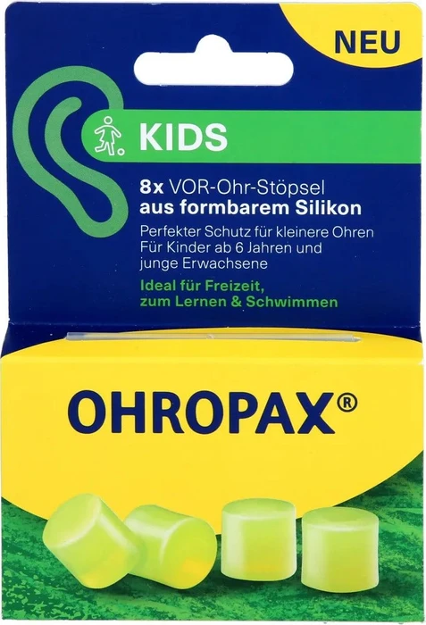 Ohropax Silicon Mini Ohrstöpsel, 8 Stück