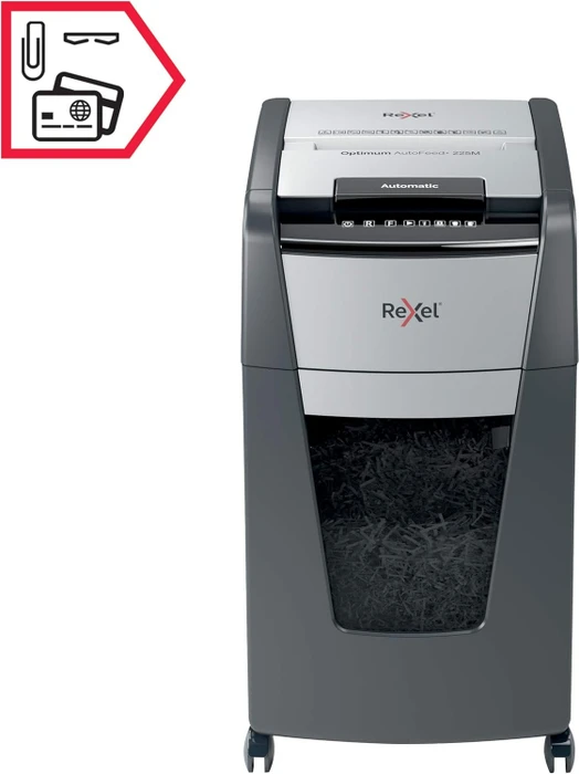 Rexel Optimum AutoFeed+ 225M, 2x15mm