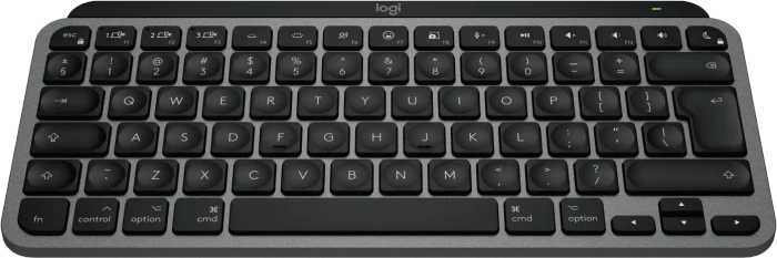 Logitech MX Keys Mini for Mac, Space Gray, schwarz/grau, LEDs weiß, Logi Bolt, USB/Bluetooth, US