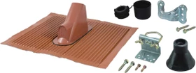 Kathrein ZTS 48ro Mast-Montage-Set 48mm rot