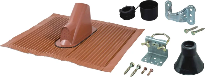 Kathrein ZTS 48ro Mast-Montage-Set 48mm rot