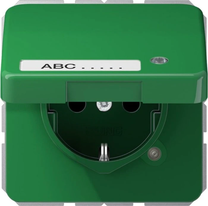 Jung Serie CD SCHUKO Steckdose 16A 250V, grün