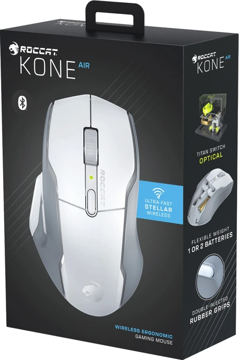 Roccat Kone Air weiß, USB/Bluetooth