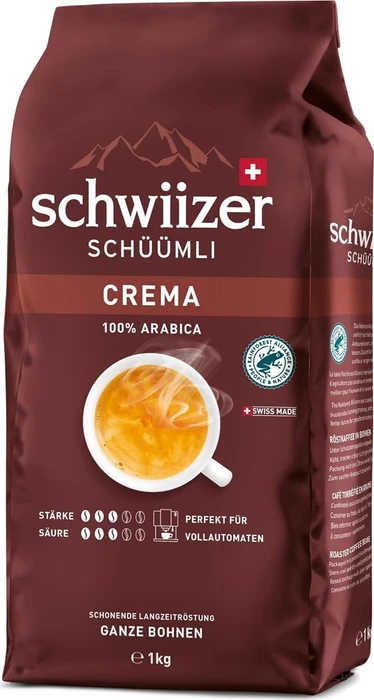 Schwiizer Schüümli Kaffeebohnen, 1.00kg