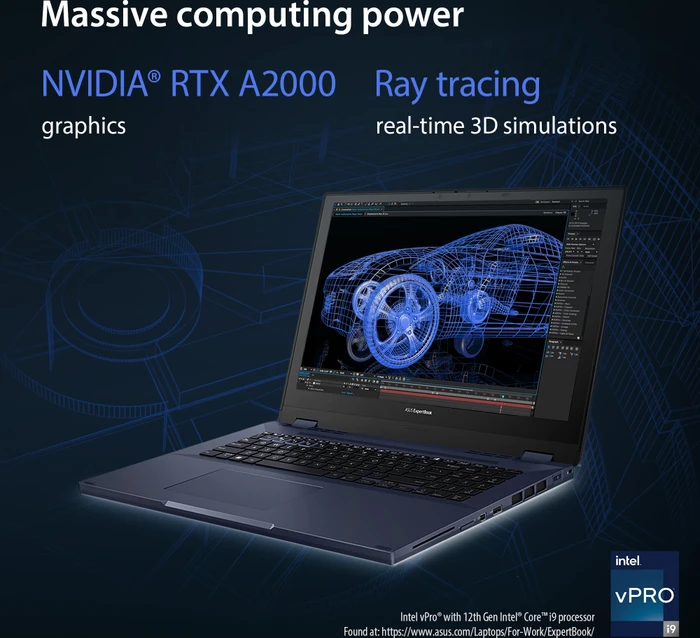 ASUS ExpertBook B6 Flip B6602FC2-MH0174X, Star Black, Core i9-12950HX, 32GB RAM, 1TB SSD, RTX A2000, DE